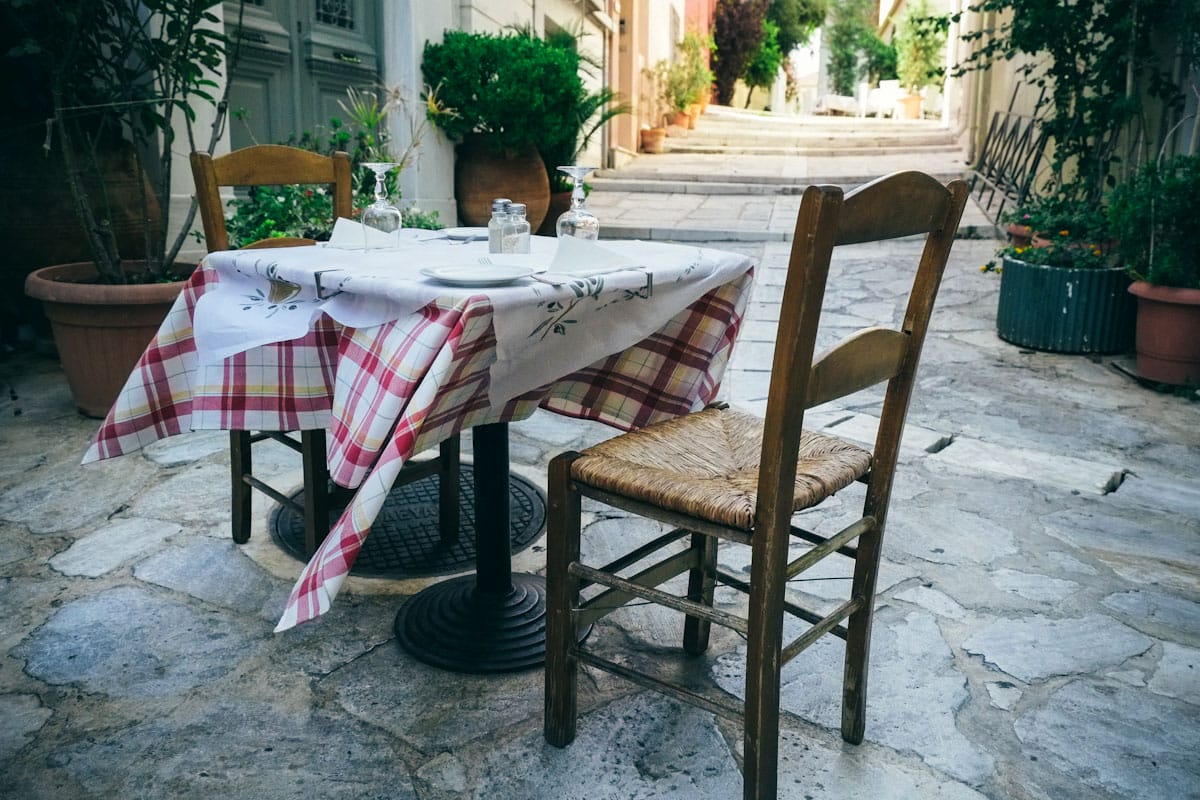 Explore the tranquil backstreets of Plaka, away from there Acropolis.