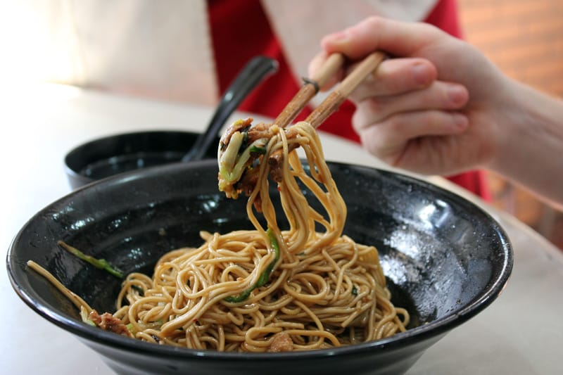 The noodles at the tiny but mighty Lao Difang, photo by Jamie Barys
