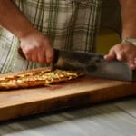Expertly-Sliced Pide Fresh From the Oven