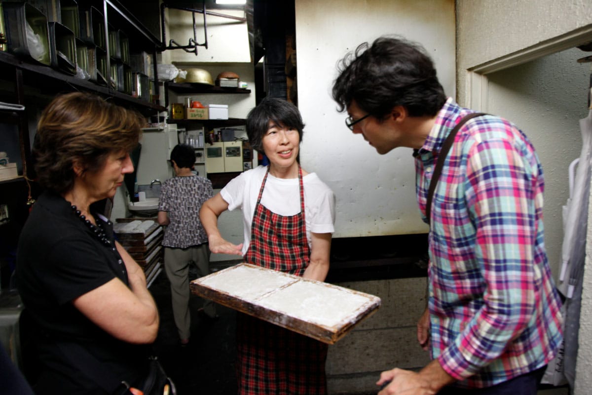 Meet the master of senbei in her private workshop  