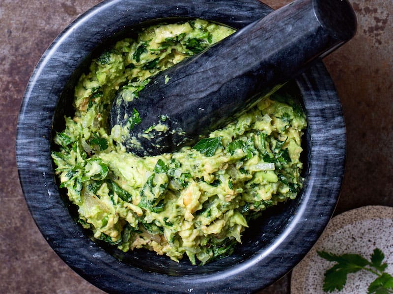 Smoky guacamole, photo by Angie Mosier