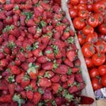 Seasonal Strawberries in Tbilisi