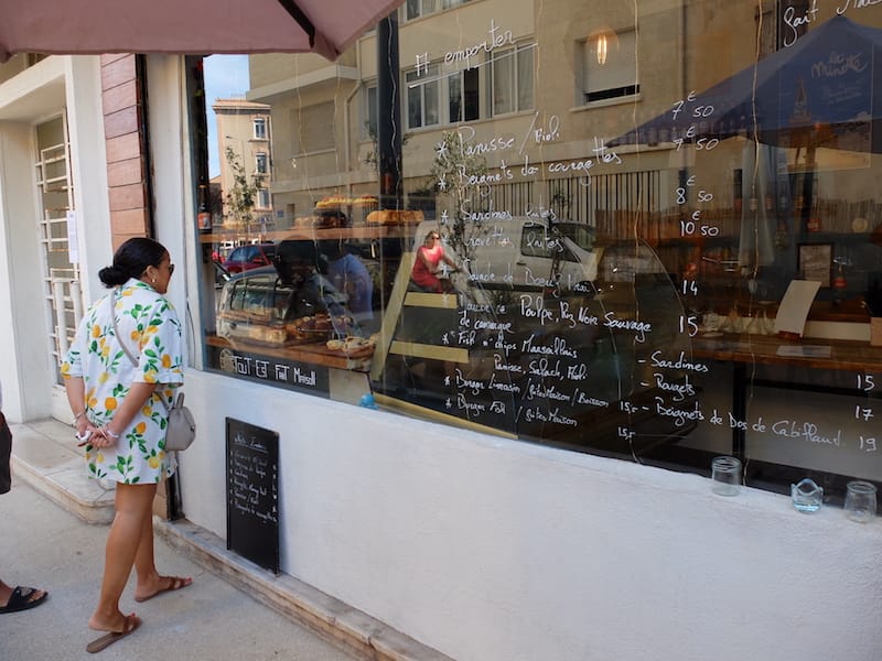 While on a weekend stroll, we passed by the front window of Maison M&R and the display of baked goods stopped us in our tracks, photo by Alexis Steinman