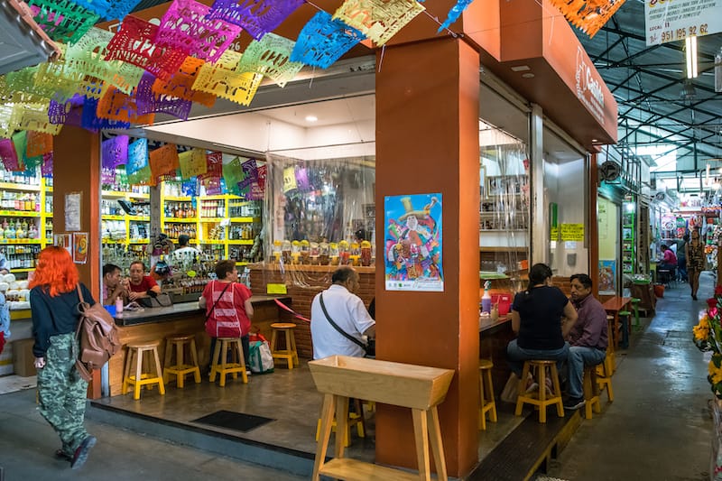 Aguas Casilda at the Benito Juárez Market, Oaxaca, photo by Jalil Olmedo
