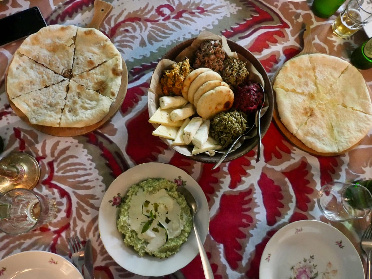 Enjoy the bounty of Georgian vegetable-based appetizers