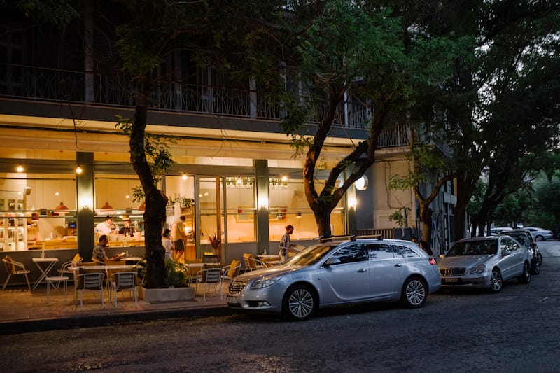Annie – Fine Cooking is located in Neos Kosmos, a mostly residential neighborhood not far from central Athens, photo by Manteau Stam Annie Fine Cooking