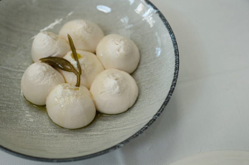 The creamy taramosalata (fish roe dip) at Porphyra, photo by Manteau Stam