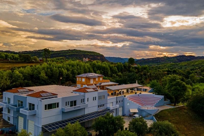 Abelon winery in the western part of the Peloponnese, photo courtesy of Abelon