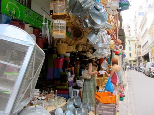 Shop selling kitchenware, photo by Diana Farr Louis