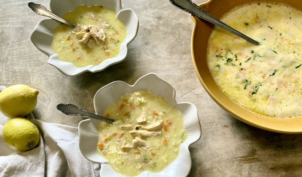 chicken avgolemono soup