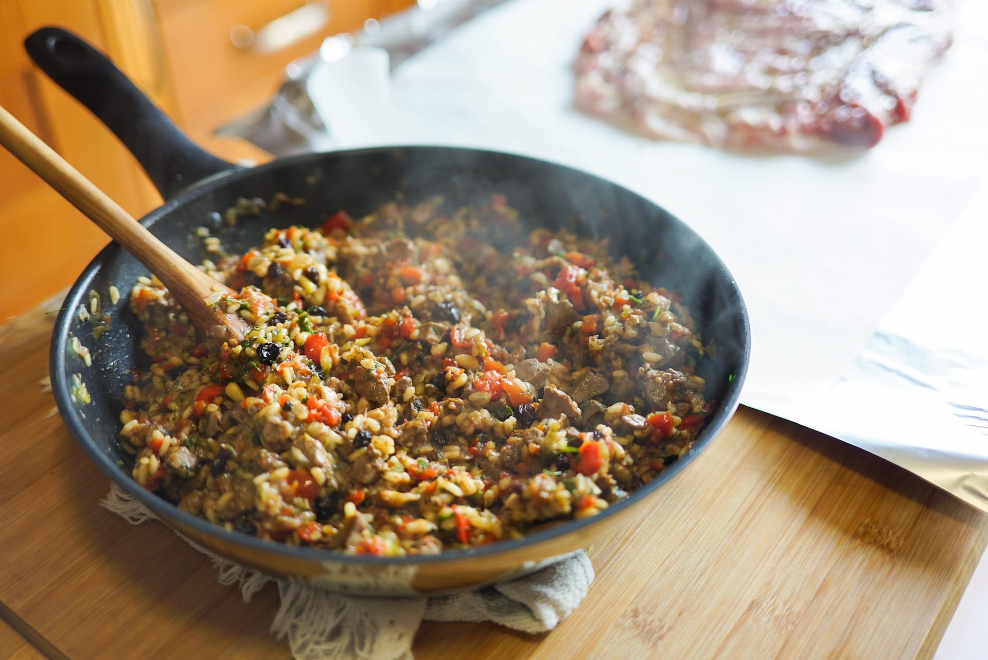 Stuffing for lamb roulade