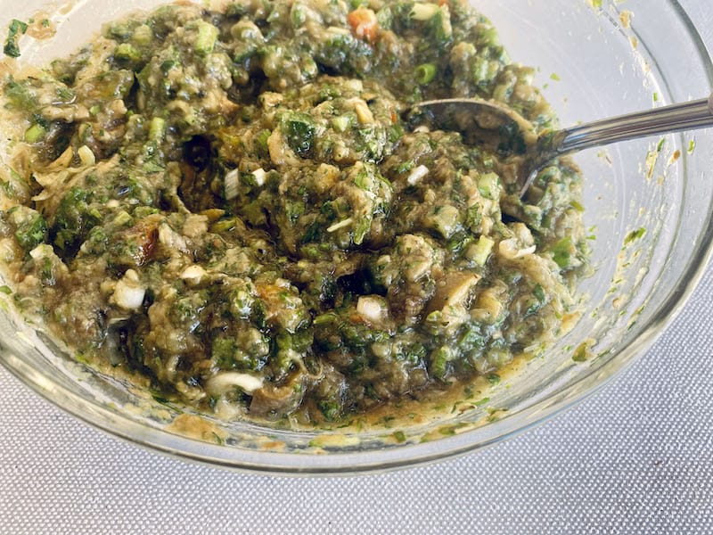 Melitzanosalata, Greek-style roasted eggplant dip, photo by Carolina Doriti