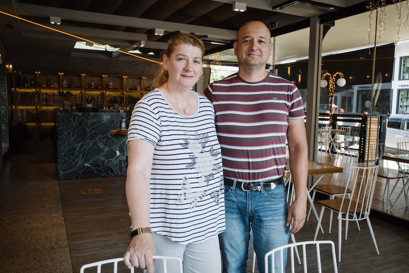 Thomas and Vicky Golas of Nomsy Kebab Artisans, photo by Manteau Stam