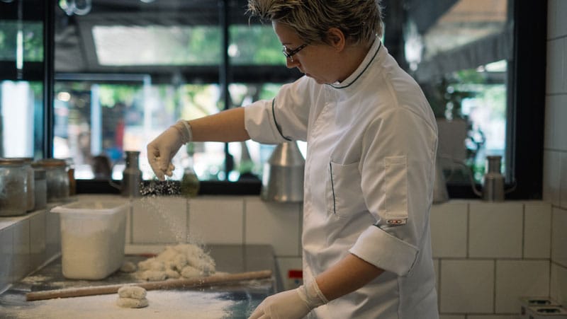 Making pies at Pites tis Sofias, photo by Manteau Stam