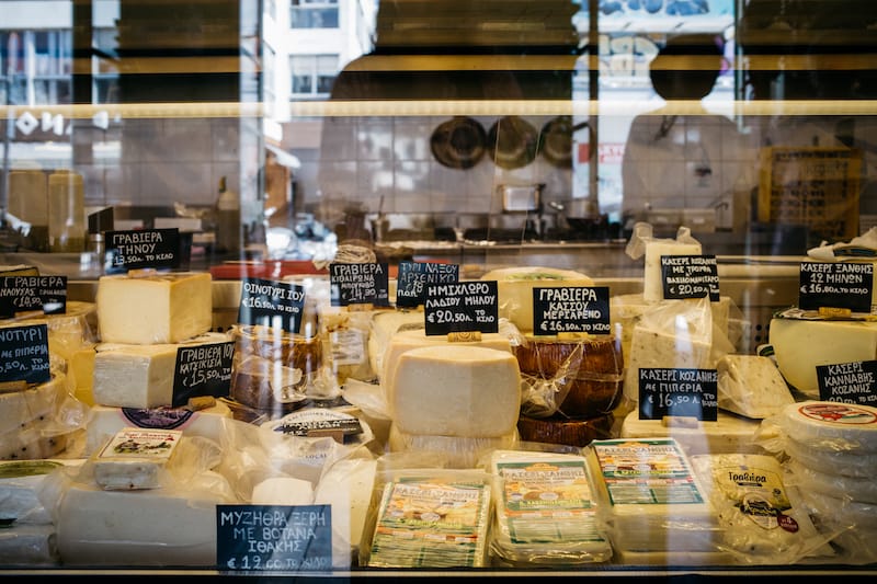Ta Karamanlidika tou Fani – The Workshop offers a wide variety of cheeses from around Greece, photo by Manteau Stam