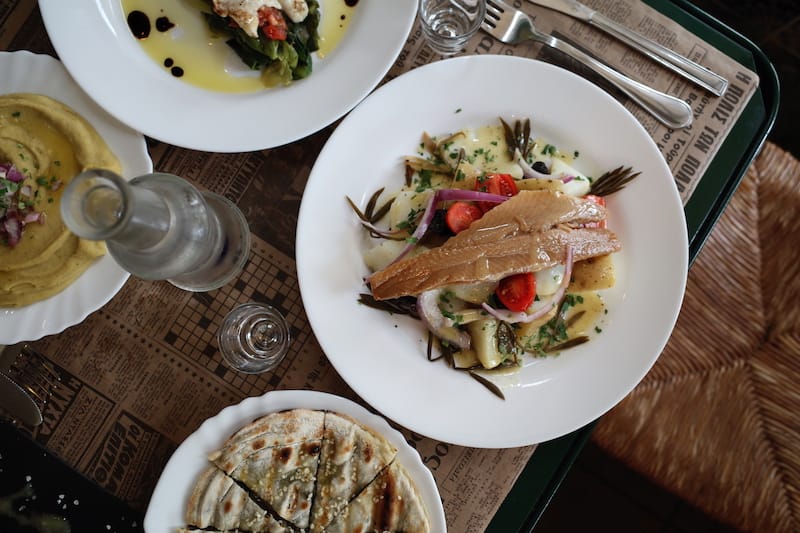 The menu at The Old Bicycle (To Palio Podilato) reflects a deep appreciation of Greek regional cooking combined with imaginative tweaks, photo by Manteau Stam
