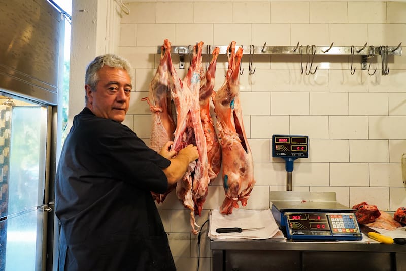 Butchery at Trigono happens in-house, photo by Katherine Whittaker