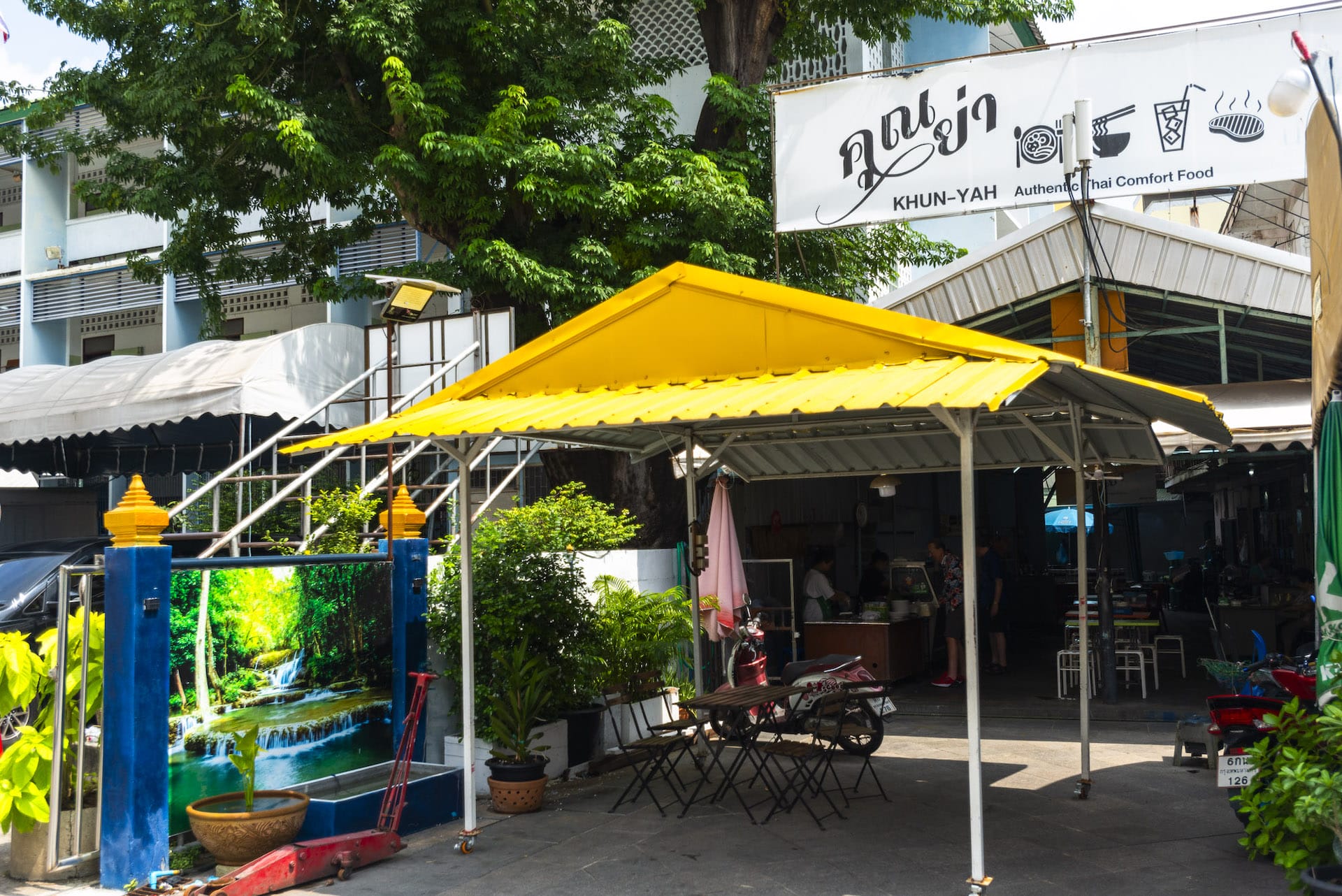 a curry stall in Bangkok