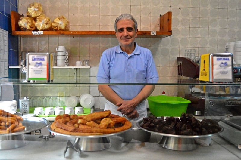 José Ruz Martínez of Churreria Layetana, photo by Paula Mourenza