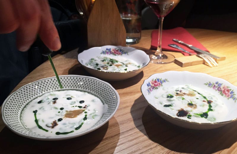 A fava dish at Dos Pebrots, photo by Paula Mourenza