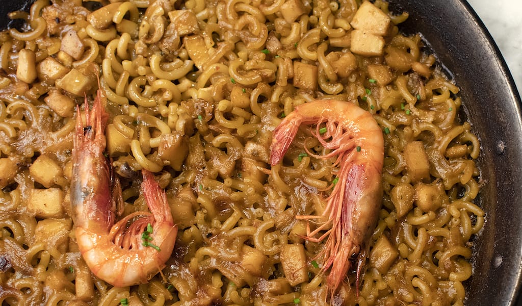 Fideua With Fish And Prawns, Recipe