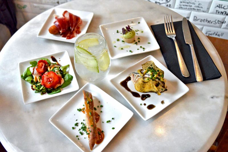 La Pepita's tapas, photo by Paula Mourenza