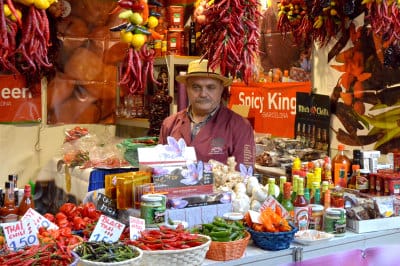 The Spicy King stall at Mercat de Mercats, photo by Paula Mourenza