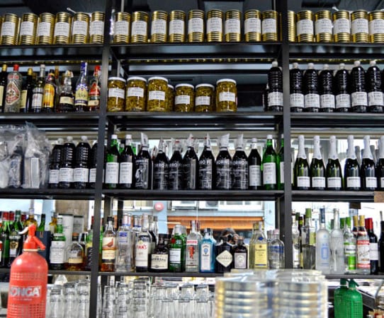Morro Fi's vermouths and preserved foods, photo by Paula Mourenza