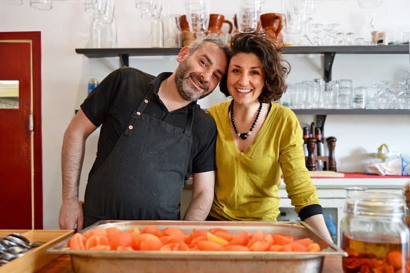 Fabio Gambirasi (l) and Roser Asensi (r), the duo behind Mala Hierba