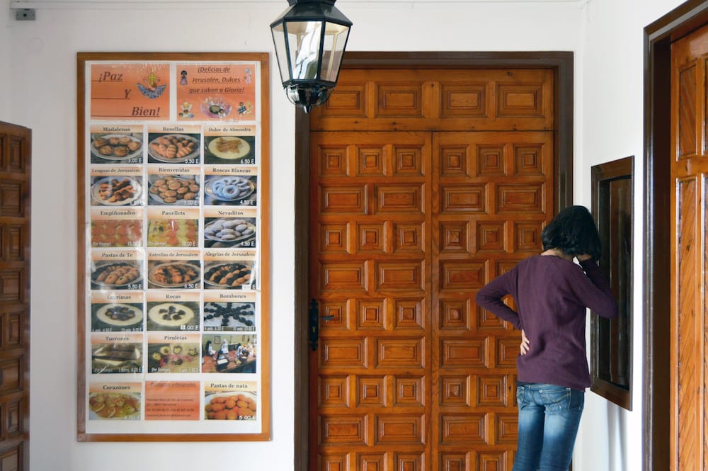 The experience of buying sweets in Spanish convents is an archaic ritual that happens behind closed doors, photo by Paula Mourenza