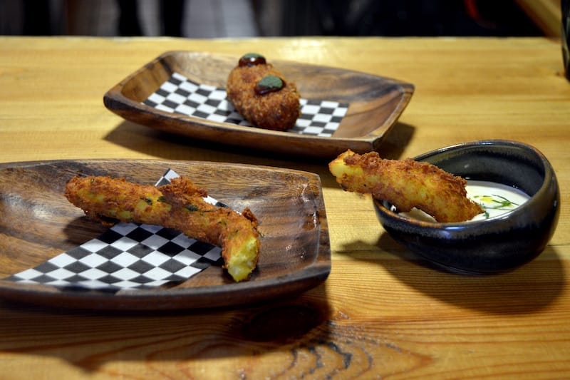 The cod churro at Cruix in Barcelona, photo by Paula Mourenza