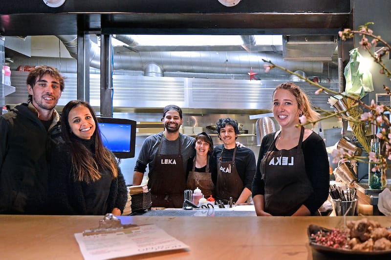 The team at Restaurante Leka, photo by Paula Mourenza