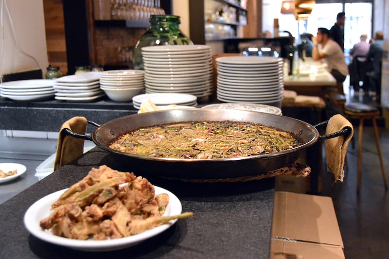 One of the rice dishes at El Racó de l’Agüir, photo by Paula Mourenza rice barcelona