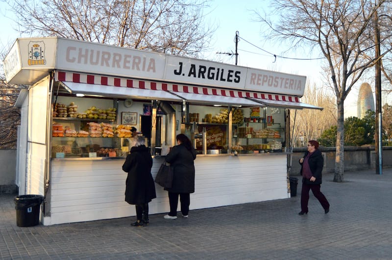 Churreria J. Argiles, a Barcelona institution, photo by Paula Mourenza