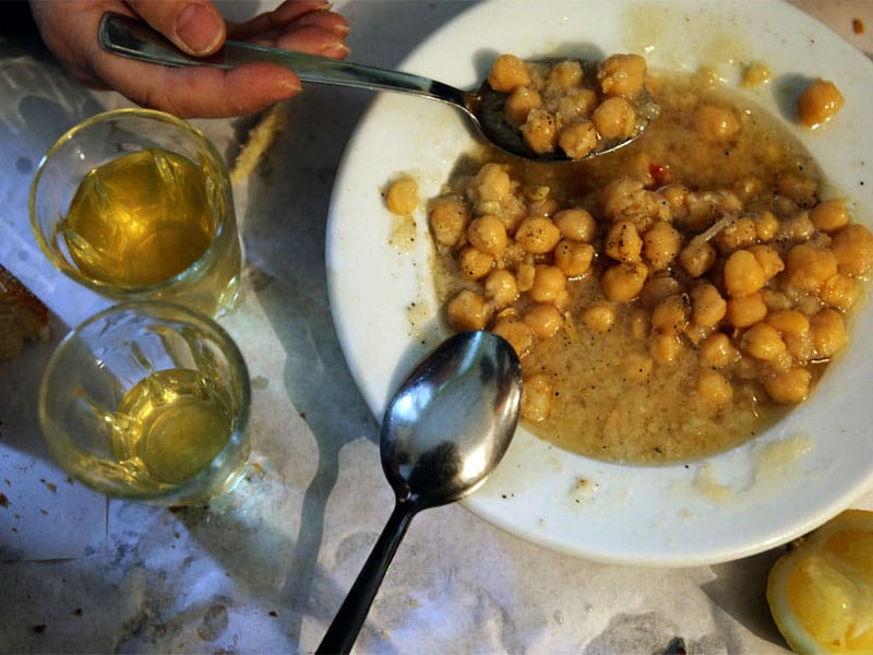 The chickpea stew at Diporto, photo by Manteau Stam