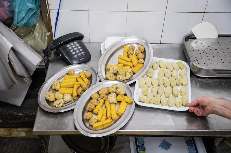 tipical naples food proposed in SpaccaNapoli restaurant - Picture