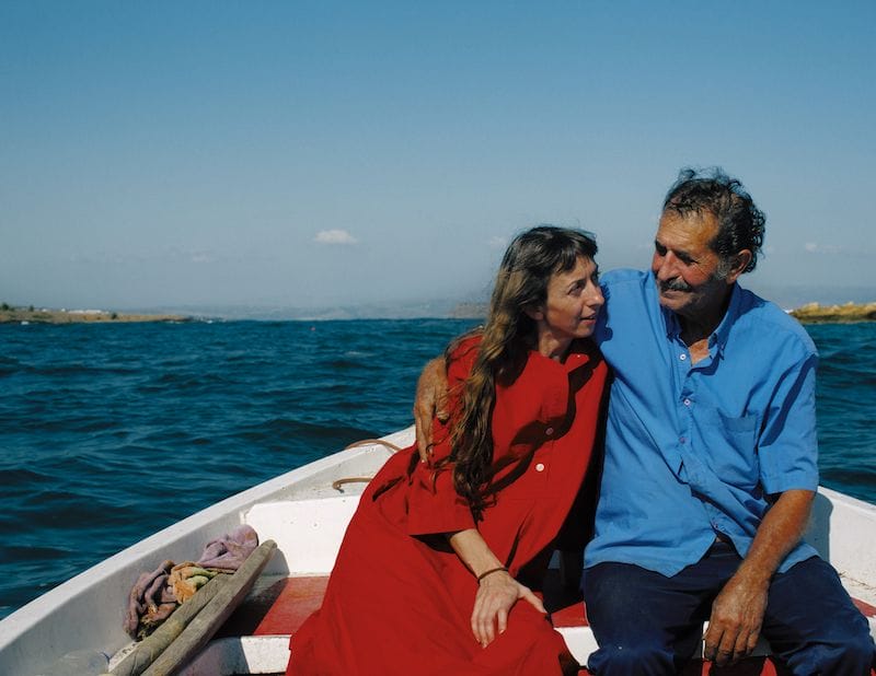Marianna Leivaditaki and her father, taken from “Aegean: Recipes from the Mountains to the Sea” by Marianna Leivaditaki. Published by Kyle Books. Photography: Elena Heatherwick