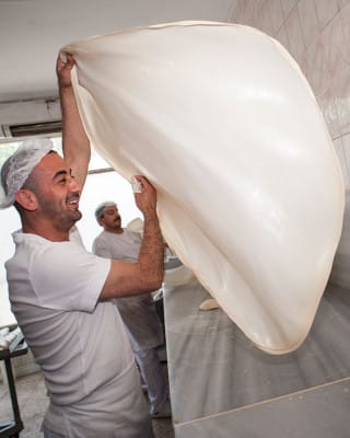 Making börek at Deniz Börek Salonu, photo by Theodore Charles