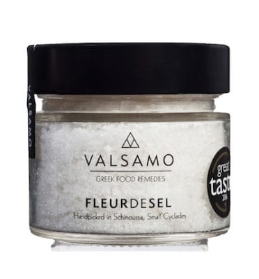 Valsamo fleur de sel from Schinoussa, photo courtesy of Valsamo