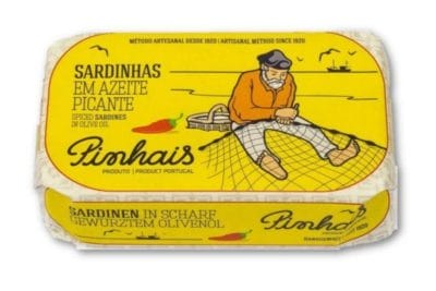 Pinhais brand spiced canned sardines, photo courtesy of Pinhais