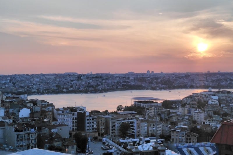 The view from Büyük Londra Oteli, photo by Emma Harper