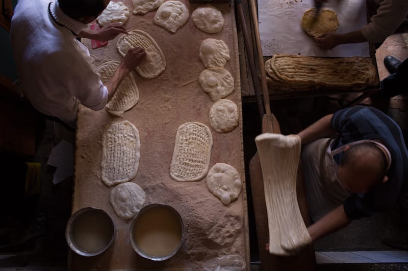 A wood fired bakery in eastern Turkey gearing up for the breakfast rush, photo by David Hagerman