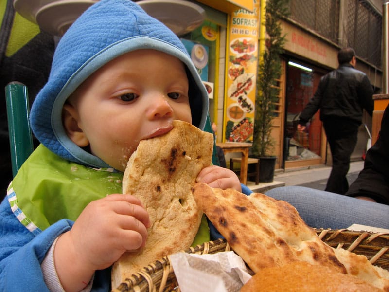 Eating in Istanbul with Kids, photo by Ansel Mullins