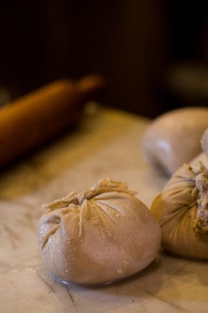 Topik still encased in cheesecloth at Tadal, photo by David Hagerman