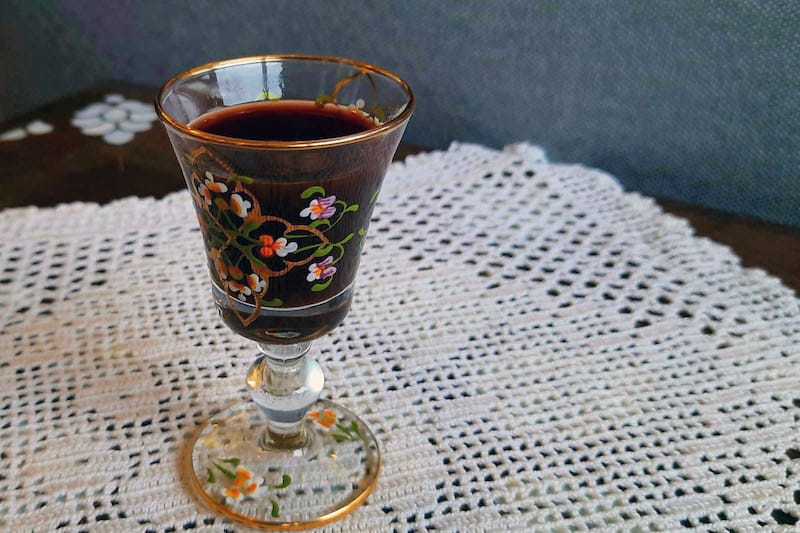 Sour cherry liqueur, photo by Nektaria Anastasiadou