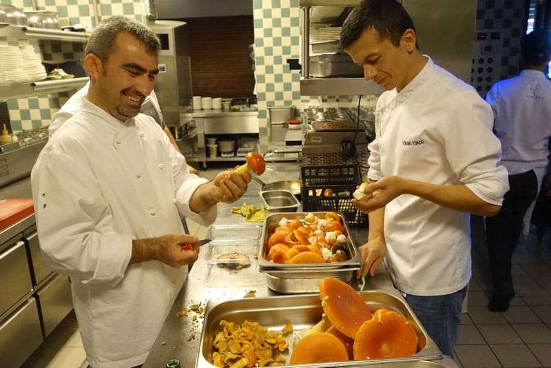 Happy mushroom recipients at Flamingo, photo by Ansel Mullins