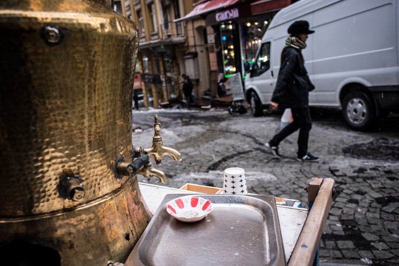 Sahlep cart, photo by Monique Jaques