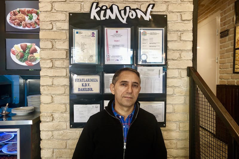 Ahmet Demir opened Kimyon in Kadıköy with his four brothers, photo by Paul Benjamin Osterlund