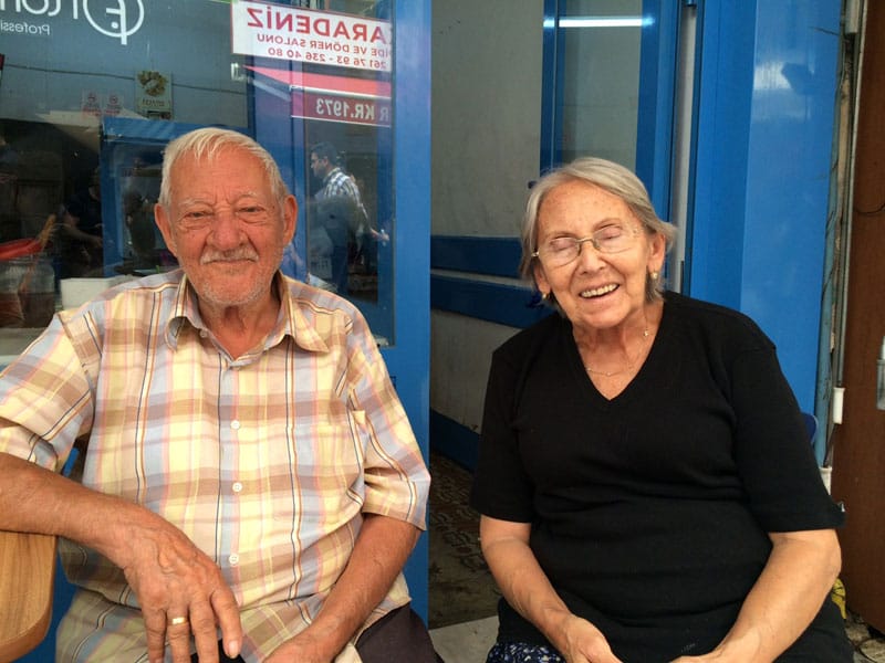 Pando and his wife, Yuanna, outside their now-shuttered kaymak shop, photo by Ansel Mullins