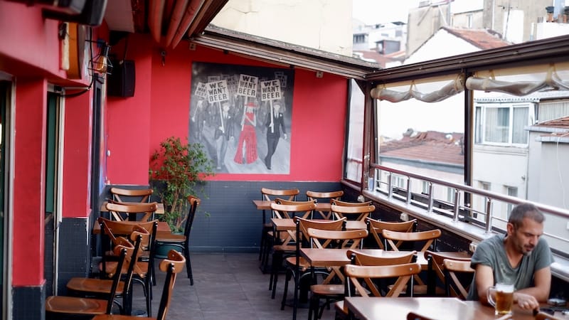 Marlen's terrace, photo by Paul Benjamin Osterlund